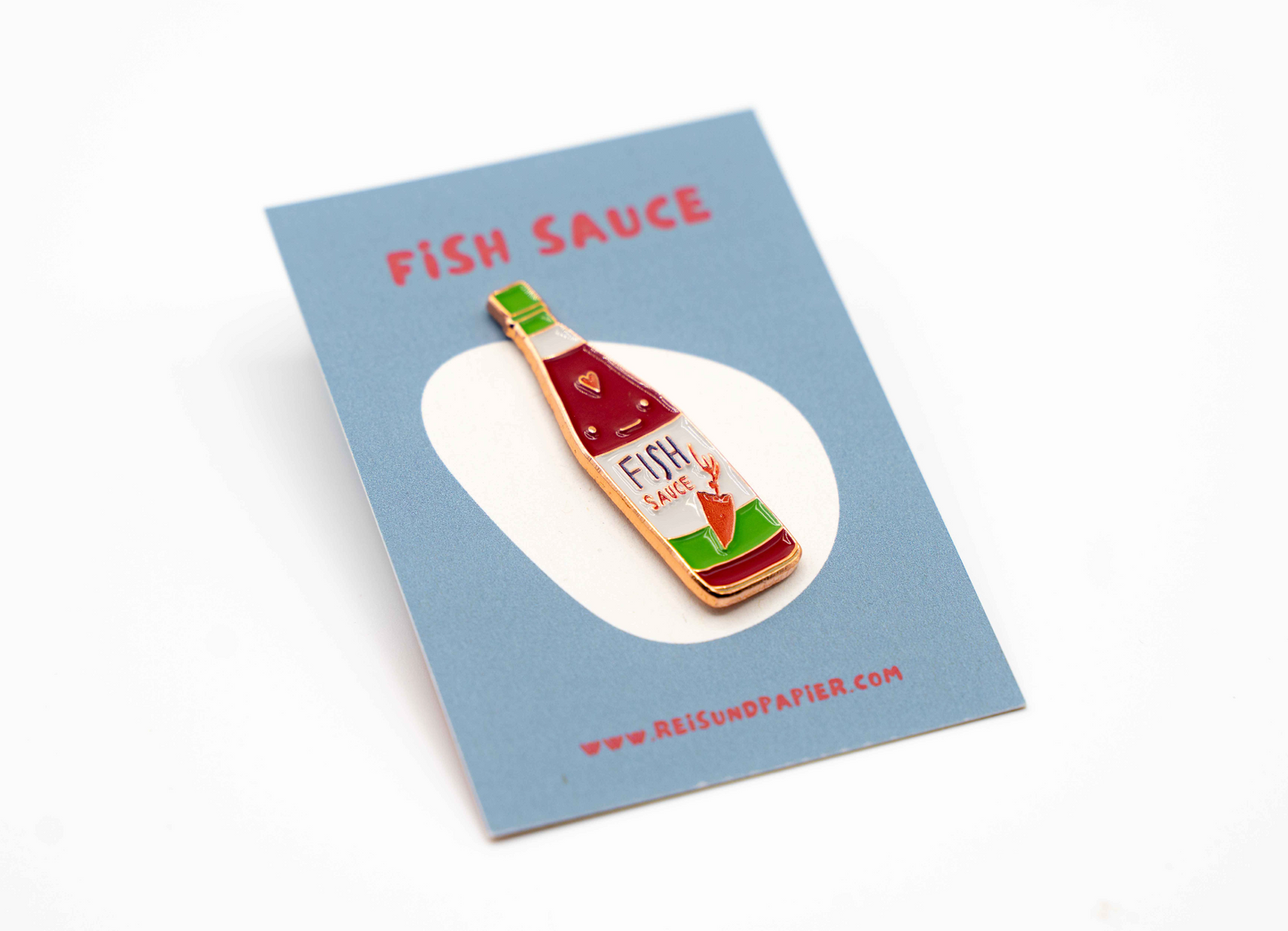 Enamel pin "Fish Sauce"