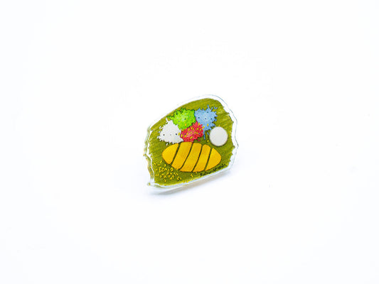 Acryl Pin "Mango Sticky Rice"