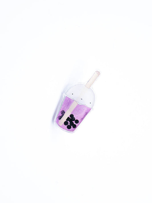 Acryl Pin "Taro Boba"
