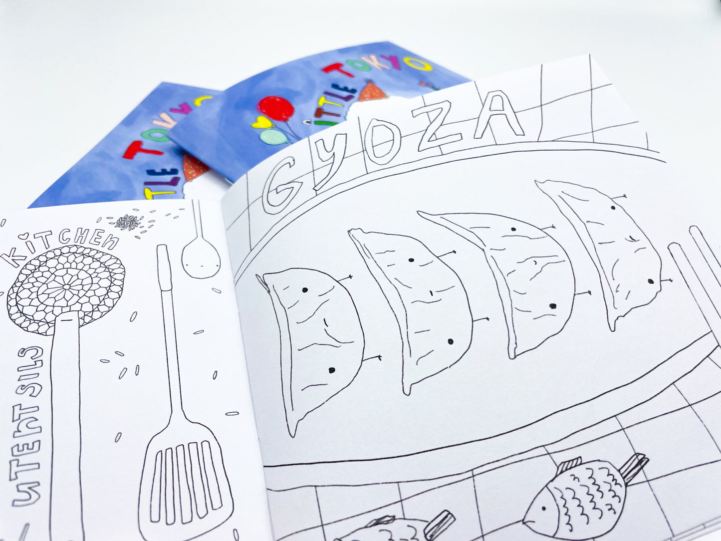 Ausmalbuch, Asiatisches Malbuch Little Tokyo