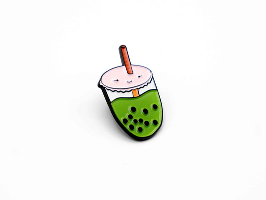 Enamel pin "Bubble tea"