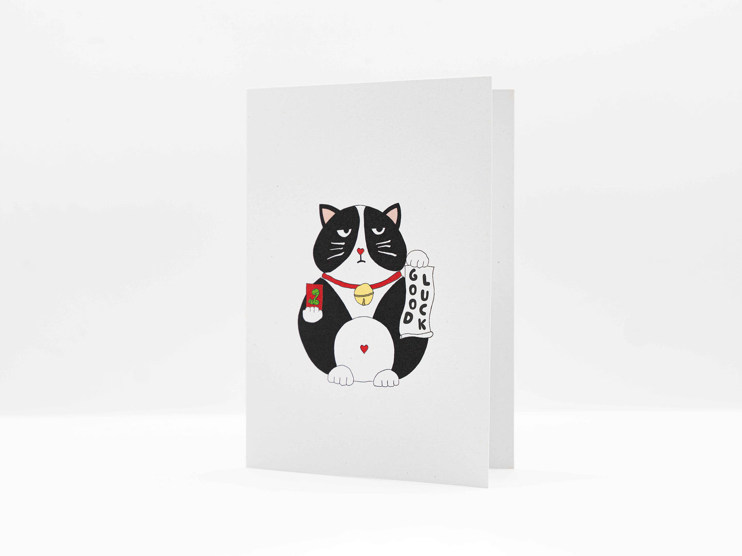 Klappkarte (Un)lucky cat