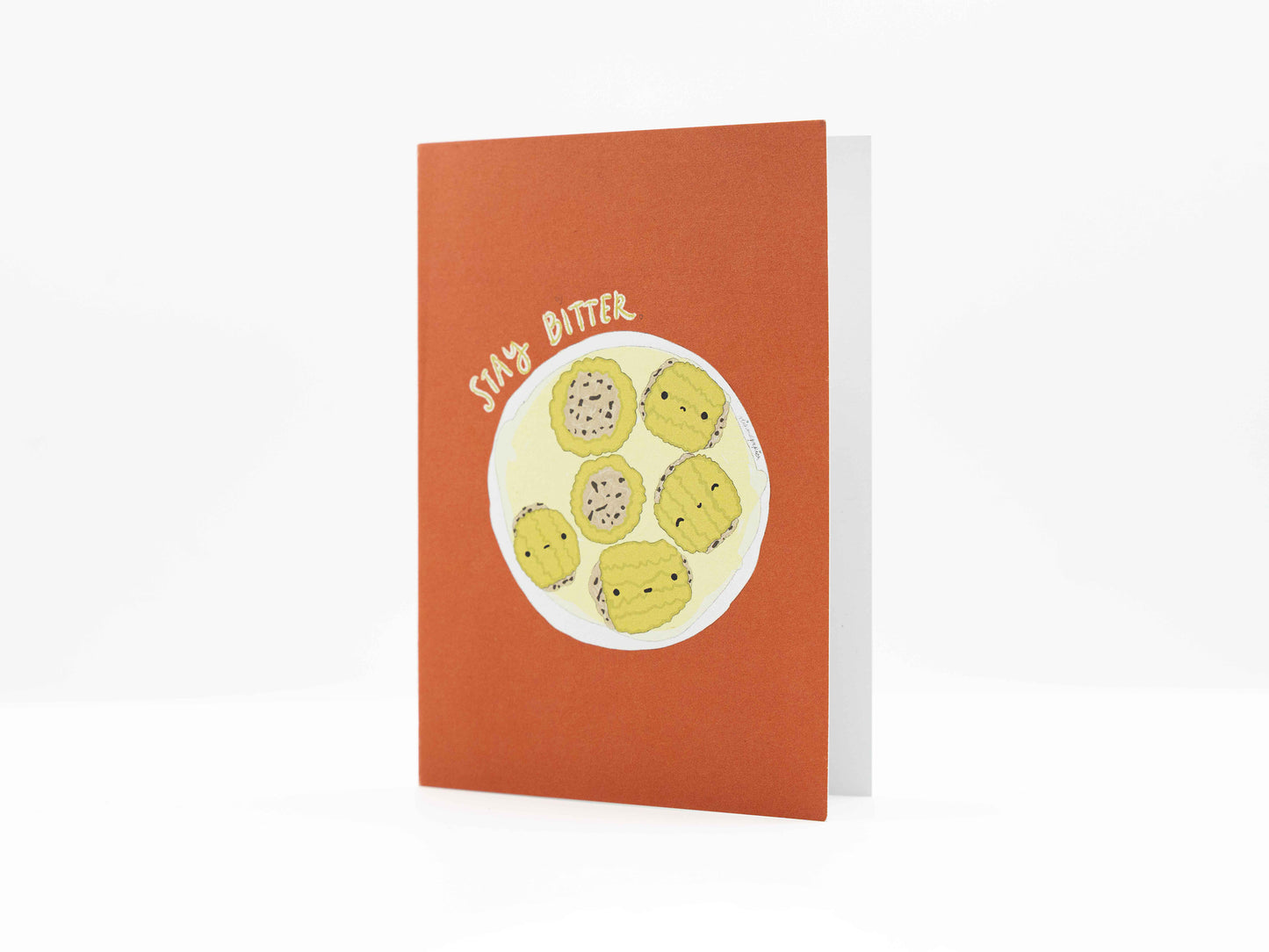 Klappkarte Bittermelone "Stay bitter"