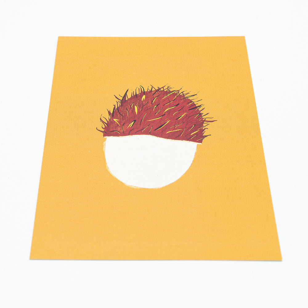 Postkarte Rambutan