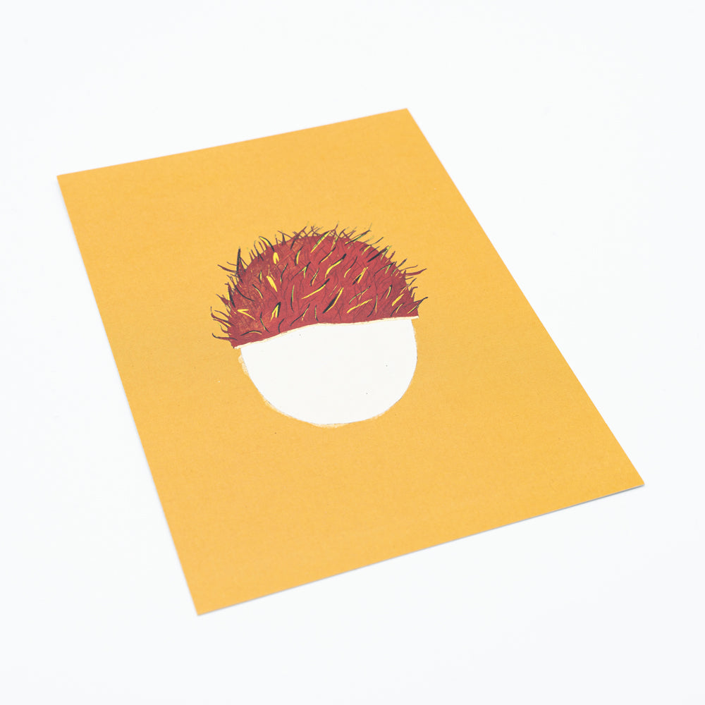 Postkarte Rambutan