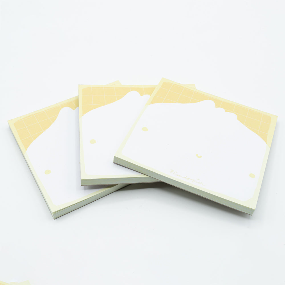 Notizblock Banh Bao gelb