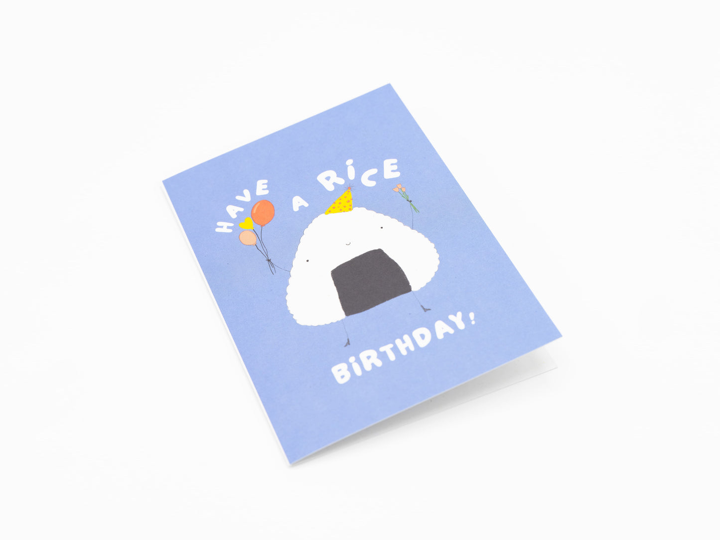 Klappkarte Onigiri "Have a Rice birthday"