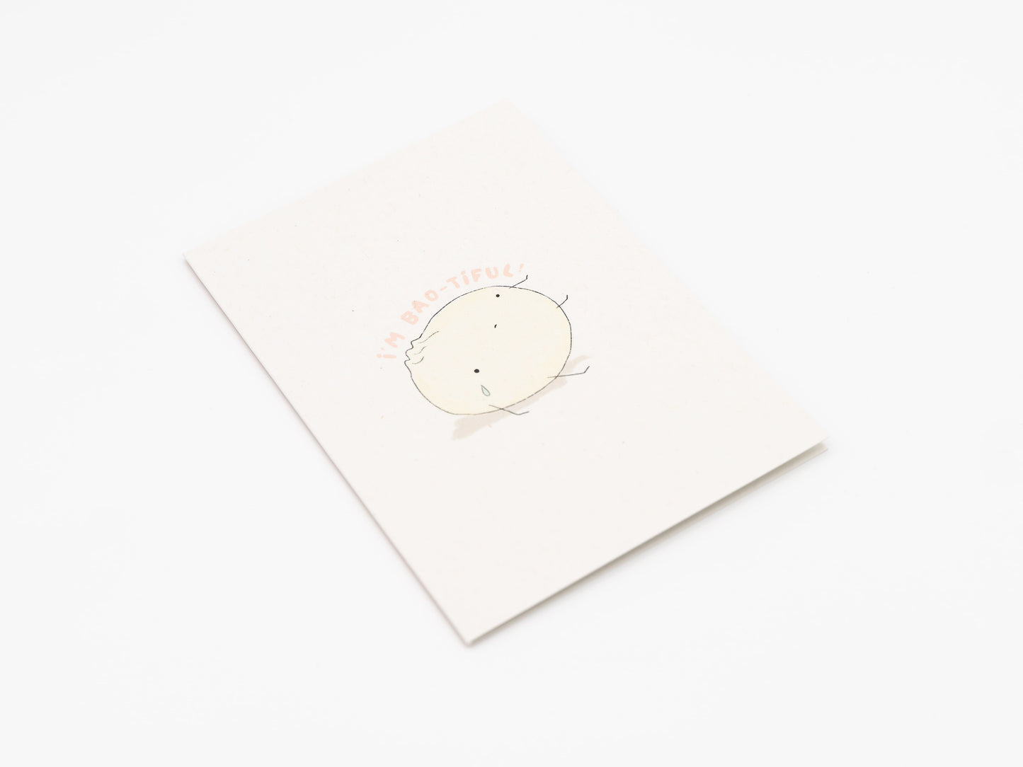 Klappkarte Bao "I'm Bao-tiful"