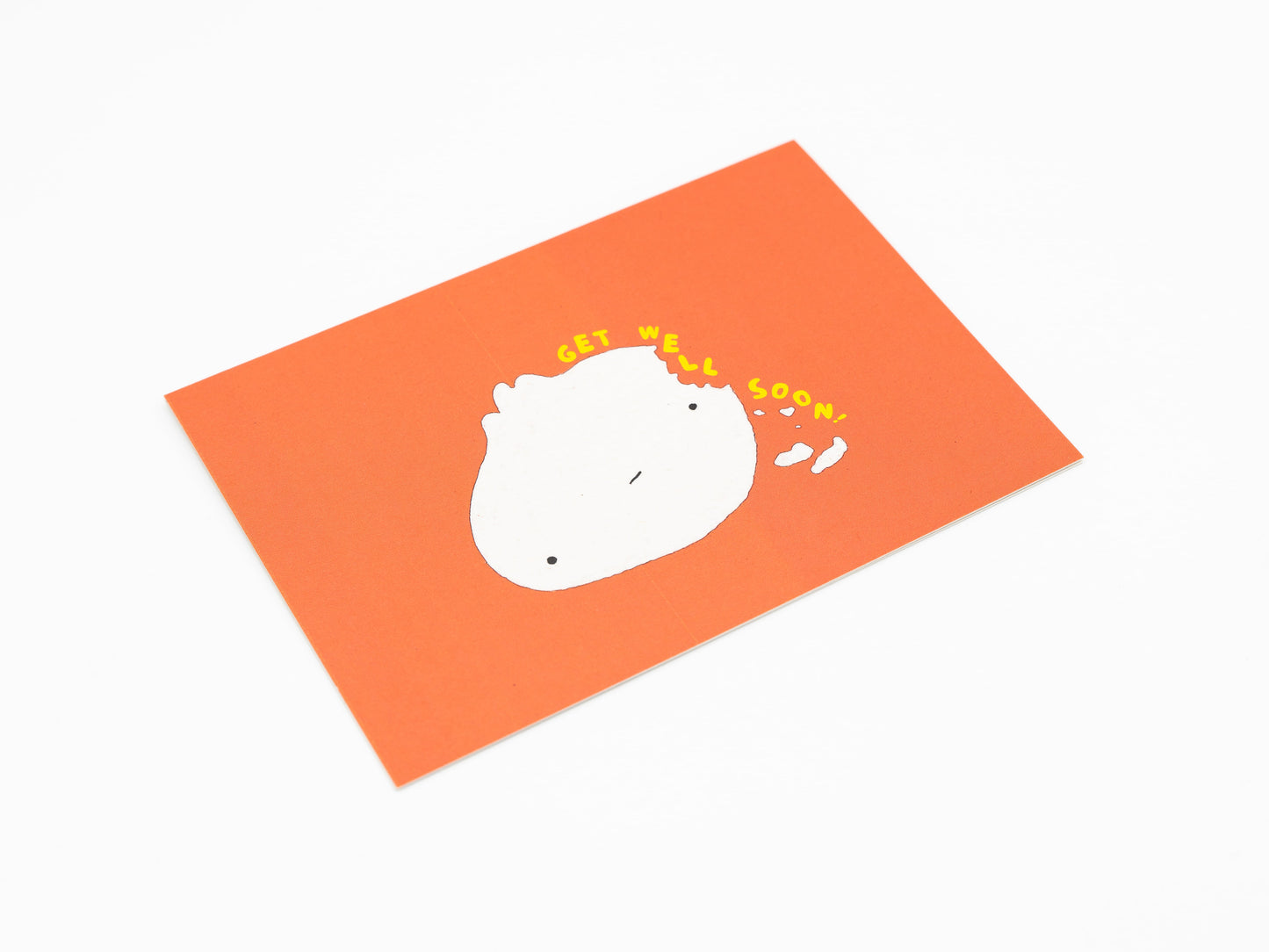 Klappkarte Bao "Get well soon"