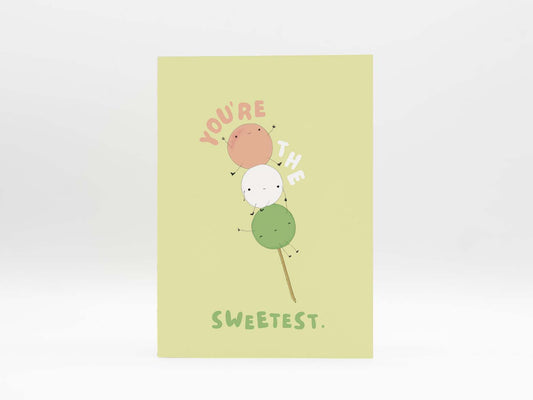 Klappkarte Dango "You're the Sweetest"