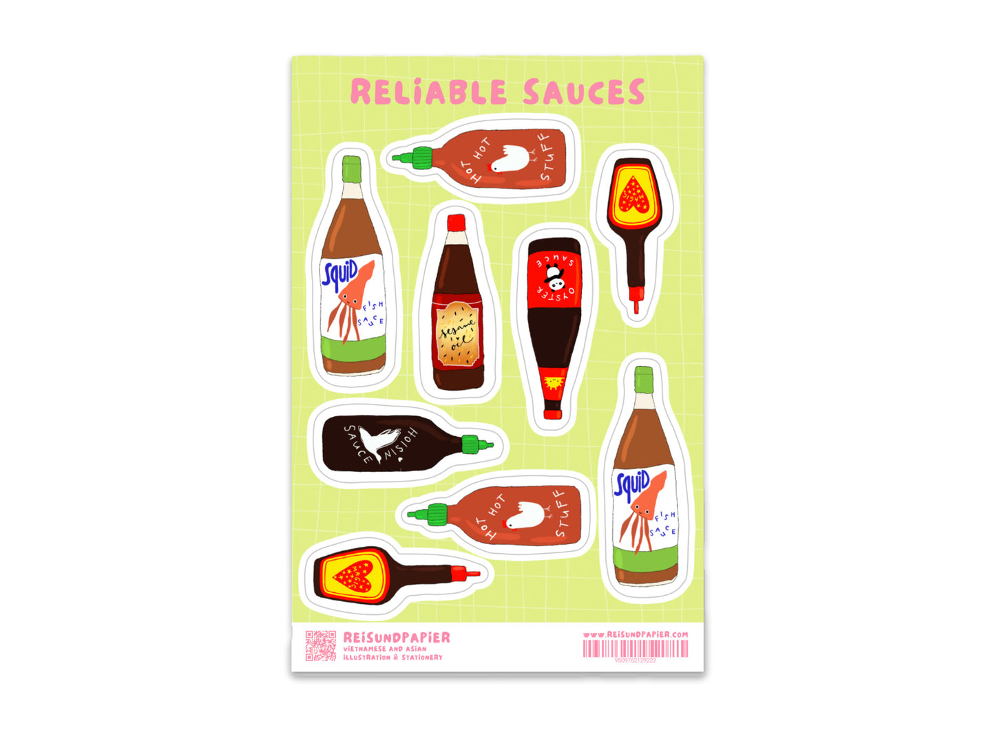 Stickerbogen 'Reliable Sauces'