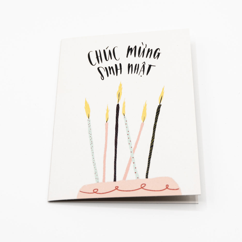 Klappkarte Vietnamesisch "Chuc mung sinh nhat"