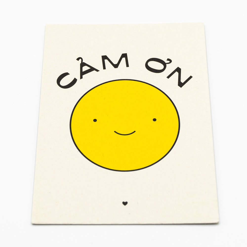 Postkarte Vietnamesisch Danke Thank you "cam on"