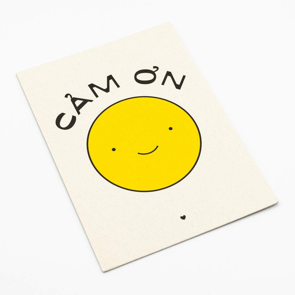 Postkarte Vietnamesisch Danke Thank you "cam on"