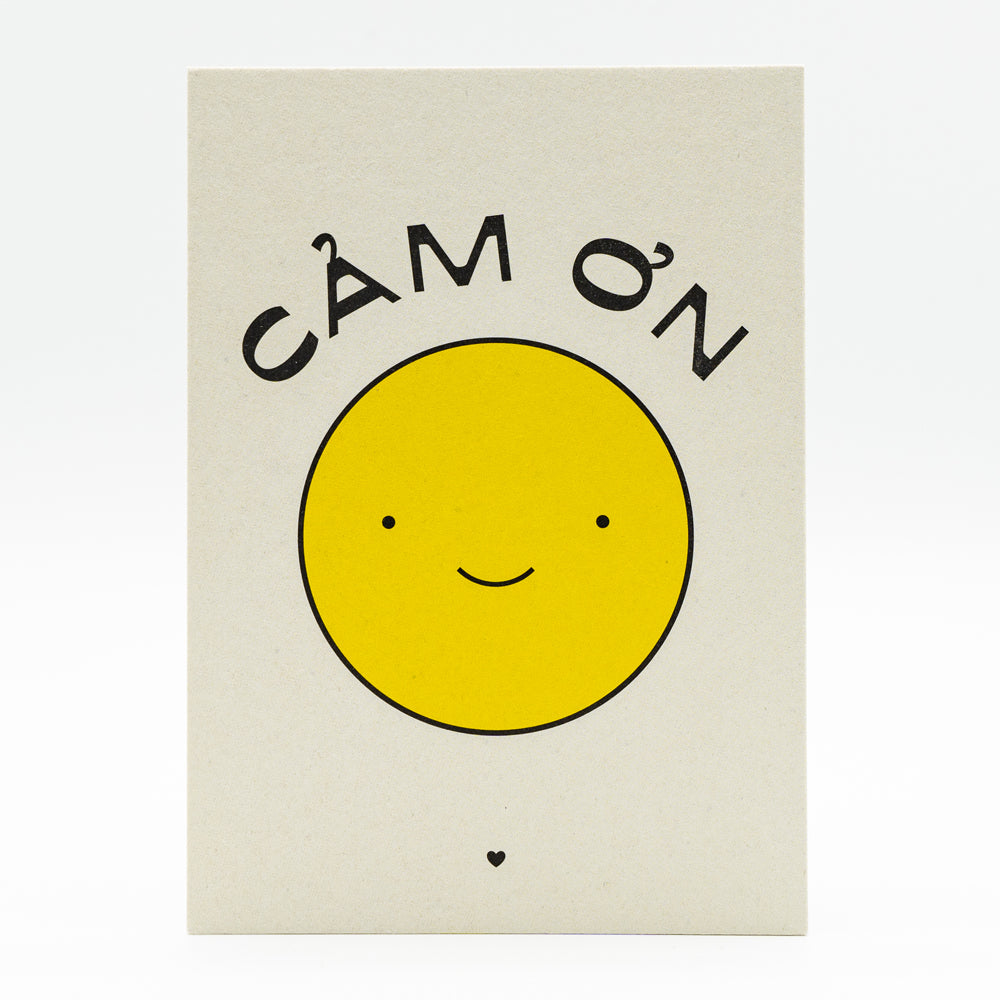 Postkarte Vietnamesisch Danke Thank you "cam on"